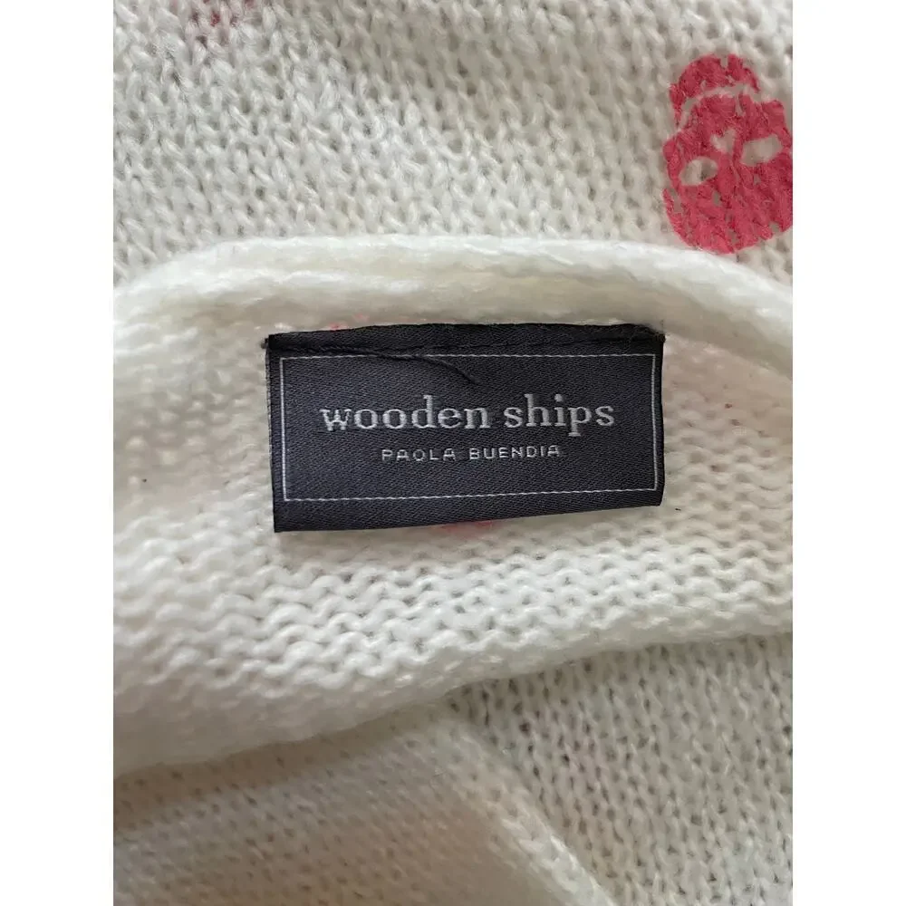 Wooden Ships lightweight skull sweater S/M